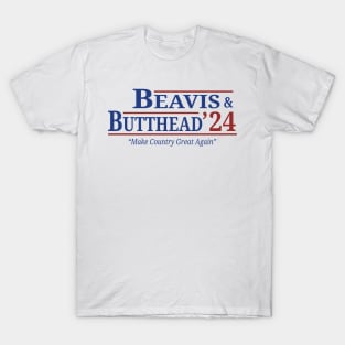 Beavis And Butthead 2024 Election - Make Country Great Again T-Shirt